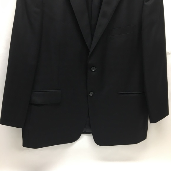 Loro Piana John Notdstrom 100% Wool Suit Jacket Blazer Black 46R - Picture 5 of 17